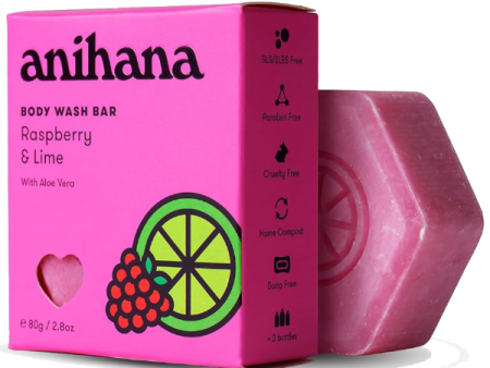 Raspberry and Lime Body Wash Bar For Sale