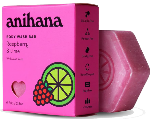 Raspberry and Lime Body Wash Bar For Sale