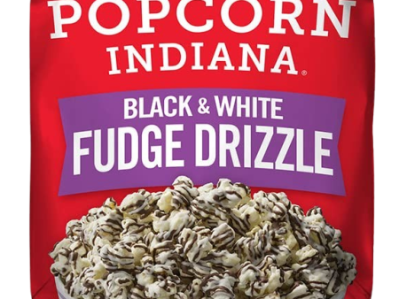 Black & White Fudge Drizzle Popcorn Online Hot Sale