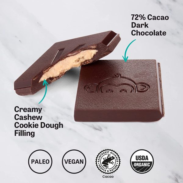 Cashew Cookie Dough Chocolate Bar For Sale