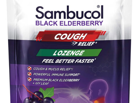 Black Elderberry Cough Relief Lozenge (24 CT) Online now