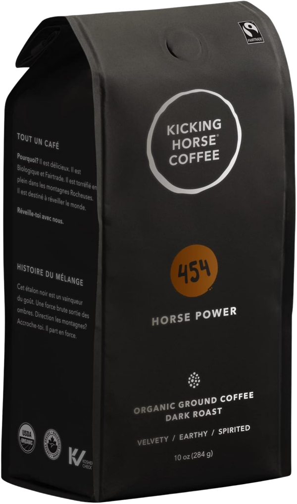 454 Horse Power Organic Dark Roast Ground Coffee Cheap