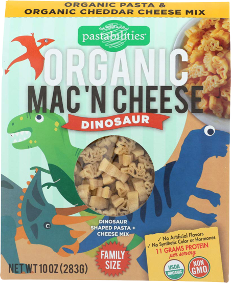 Organic Dinosaur Mac & Cheese Fashion