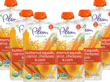 Butternut Squash Carrot Chickpea & Corn Baby Food Pouch Online Sale