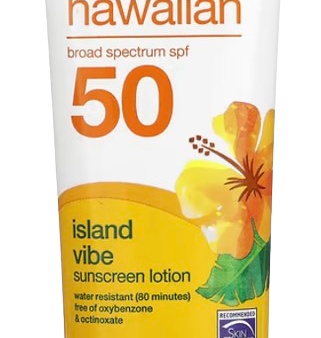 Hawaiian Sunscreen Lotion, SPF 50, Island Vibe Online Hot Sale