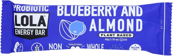 Blueberry and Almond Probiotics Energy Bar (12 CT) Fashion