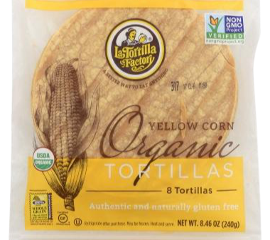 Organic Yellow Corn Tortillas (8 CT) Sale