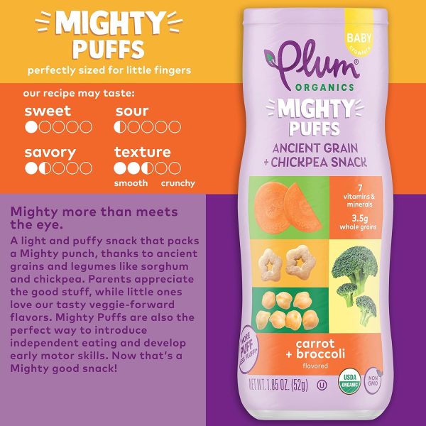 Mighty Puffs Carrot + Broccoli For Discount