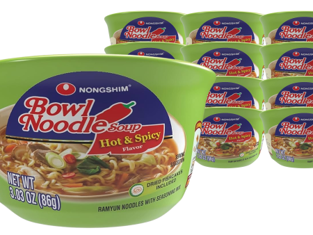 Hot & Spicy Noodle Soup Bowl (12 Pack) Supply