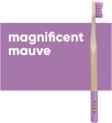 Magnificent Mauve Purple Soft Bamboo Toothbrush Fashion