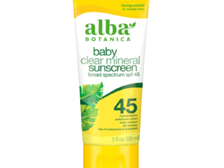 Baby Clear Mineral Sunscreen Spf 45 For Discount