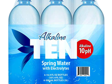 Alkaline Spring Water (16.9 fl oz   6 Pack) Online now