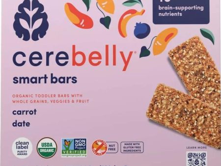 Organic Carrot Date Smart Snack Bars (5 CT) For Sale