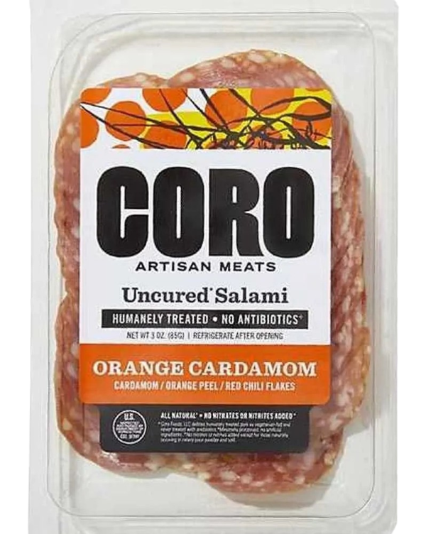 Uncured Orange Cardamom Salami on Sale