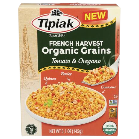 French Harvest Tomato & Oregano Organic Grains Hot on Sale