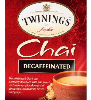 Chai Tea Decaffeinated Hot on Sale