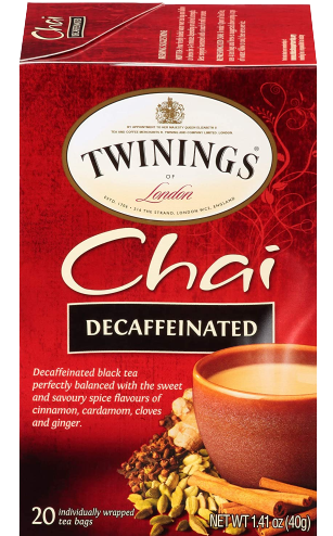 Chai Tea Decaffeinated Hot on Sale