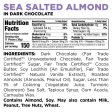 Candy Dark Chocolate Sea Salt Almond Fashion