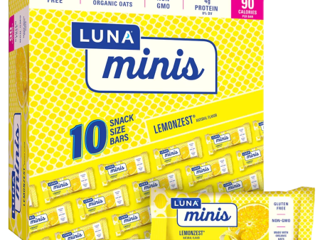 Bar Mini Lemon Zest Org (10 Pack) on Sale