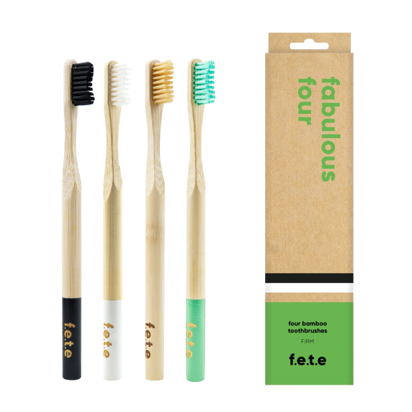 Fabulous Four Firm Bamboo Toothbrush (4 CT) Cheap