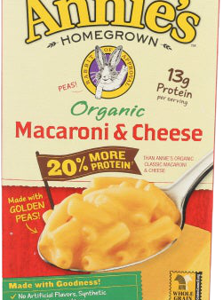 Organic Mac & Cheese with 20% More Protein Fashion