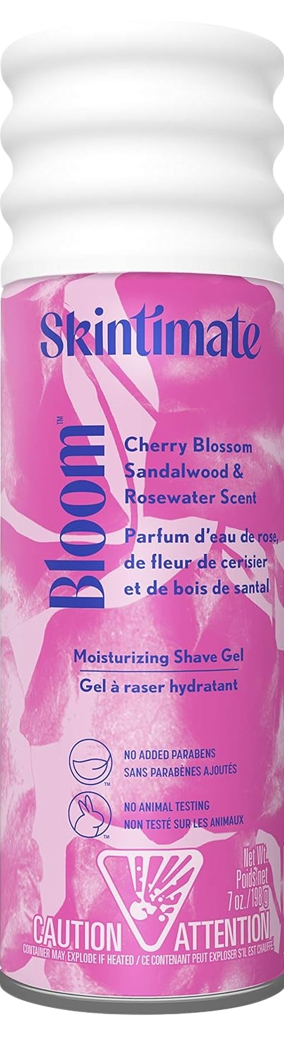 Bloom Moisturizing Shave Gel - Cherry Blossom, Sandalwood & Rosewater Scent Cheap