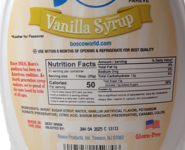 Vanilla Syrup Cheap