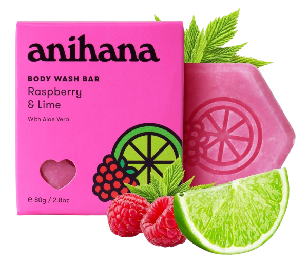 Raspberry and Lime Body Wash Bar For Sale