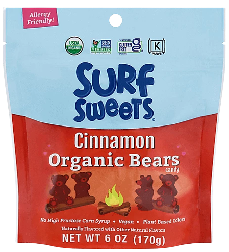 Organic Cinnamon Bears Candy Online