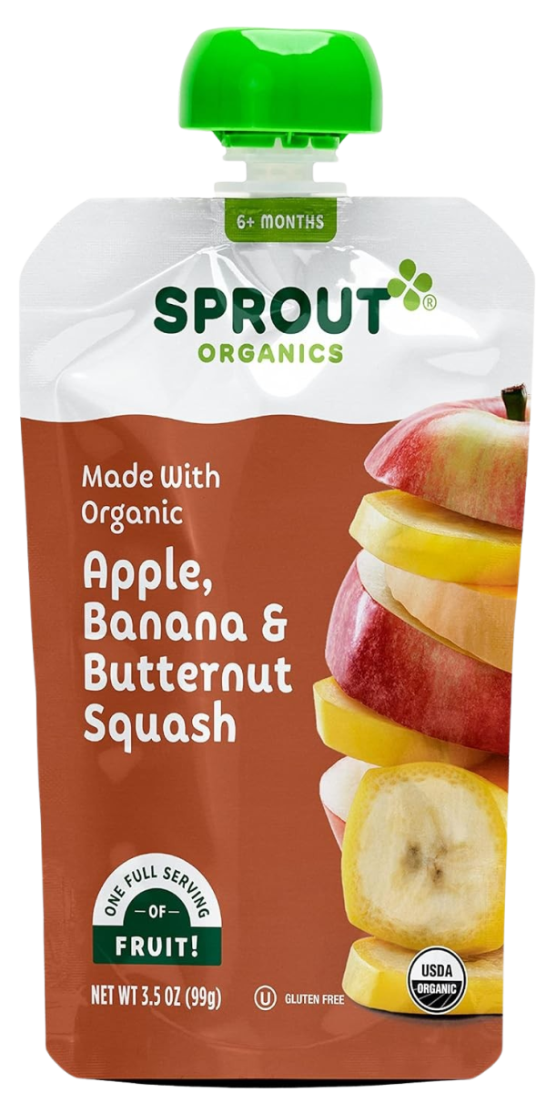 Apple Banana and Butternut Squash Pouches (12 Pack) Online Hot Sale