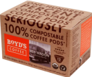 Red Wagon Organic Coffee 100% Compostable Coffee Pods 12 Ct Sale