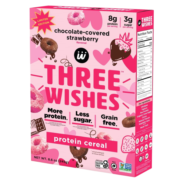 Chocolate Strawberry Protein Cereal Hot on Sale