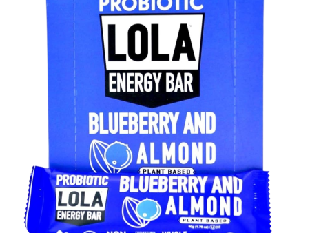 Blueberry and Almond Probiotics Energy Bar (12 CT) Fashion