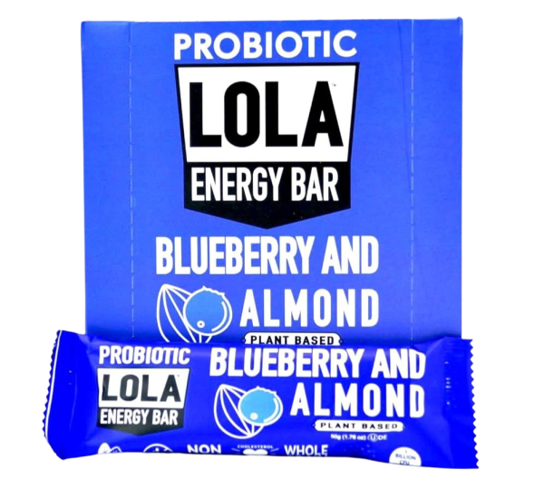 Blueberry and Almond Probiotics Energy Bar (12 CT) Fashion