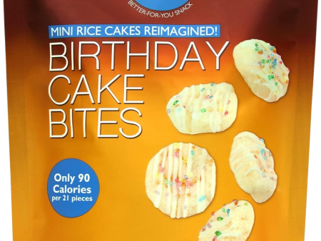 Birthday Cake Bites Mini Rice Crisp Online Hot Sale