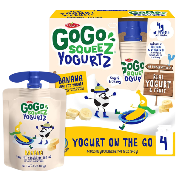 Banana Squeeze Yogurt (4 Pack) Discount