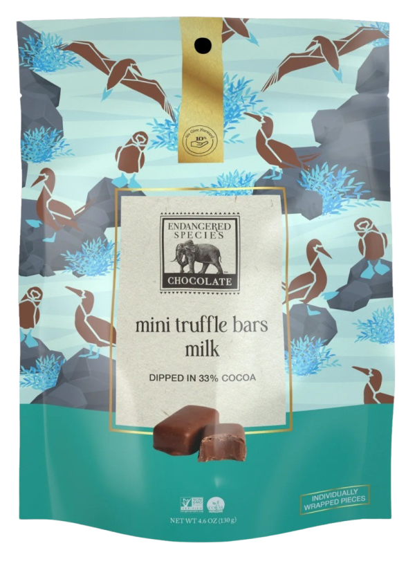 Mini Truffle Bars Milk Dipped in 33% Cocoa Fashion