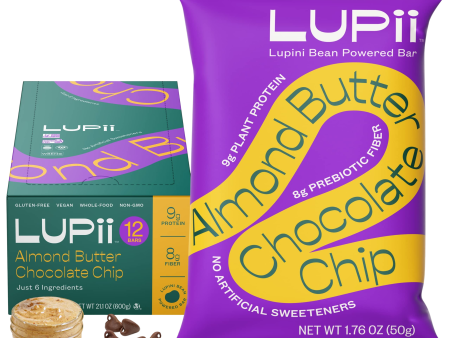 Almond Butter Chocolate Chip Protein Bar (12 CT) Fashion