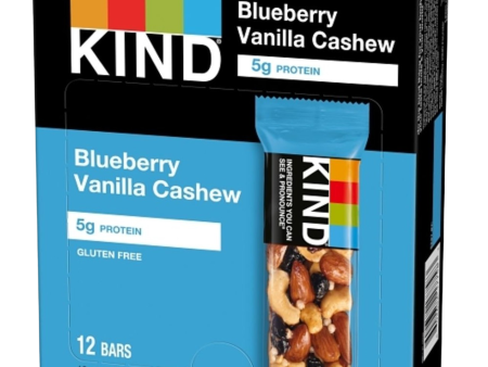 Blueberry Vanilla & Cashew Bars (12 CT) Supply