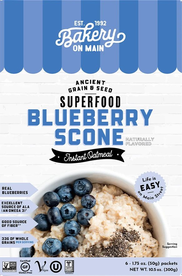 Blueberry Scone Instant Oatmeal Fashion