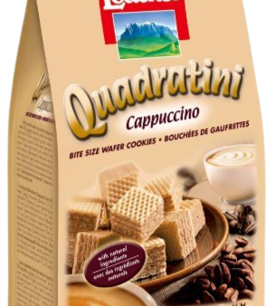 Cappuccino Quadratini Wafer Cookie Bites Supply