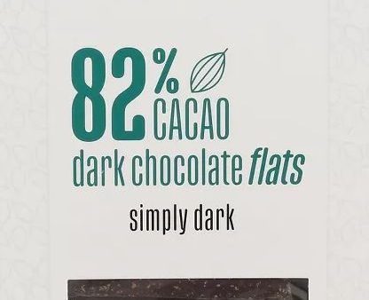 82% Cacao Dark Chocolate Flats Online now