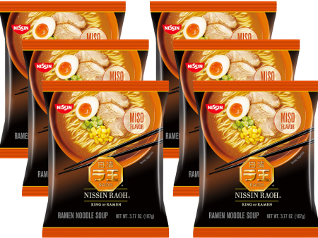 Miso Flavor Ramen Noodle Soup (6 Pack) For Discount