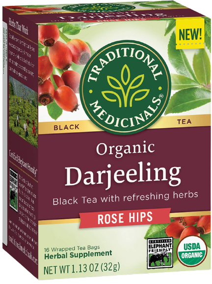 Black Tea Darjeeling Rose Hips 16 Ct Online now