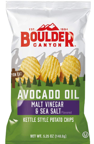 Avocado Oil Malt Vinegar & Sea Salt Chips Fashion