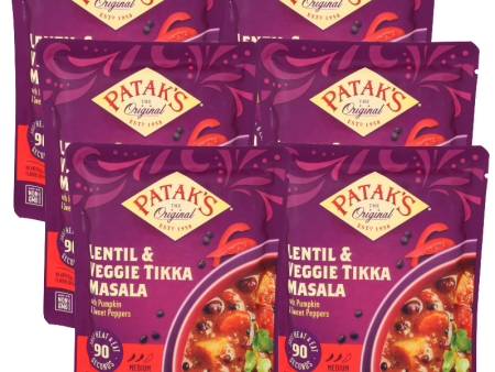 Lentil & Veggie Tikka Masala (6 Pack Case) For Sale