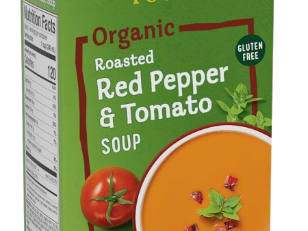 Organic Roasted Red Pepper & Tomato Creamy Soup Online Sale