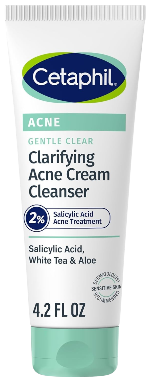 Gentle Clear Clarifying Acne Cream Cleanser Online Hot Sale