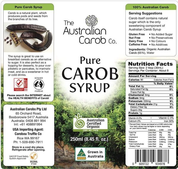 Organic Pure Carob Syrup For Cheap