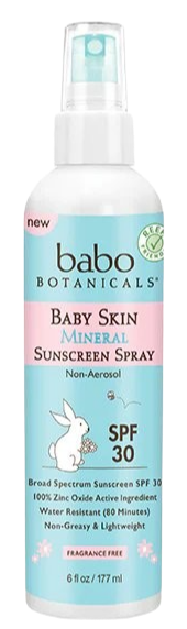 Baby Skin Mineral Screen Spray SPF30 For Sale